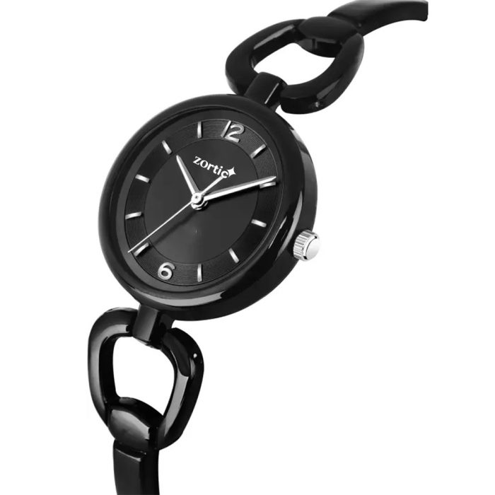 Zortic Women Black Analogue Watch ZWB-B005M - Image 3