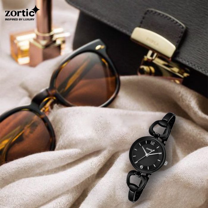 Zortic Women Black Analogue Watch ZWB-B005M - Image 5